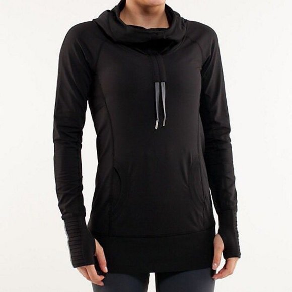 lululemon athletica Tops - Lululemon White Run Ambition Pullover Hoodie